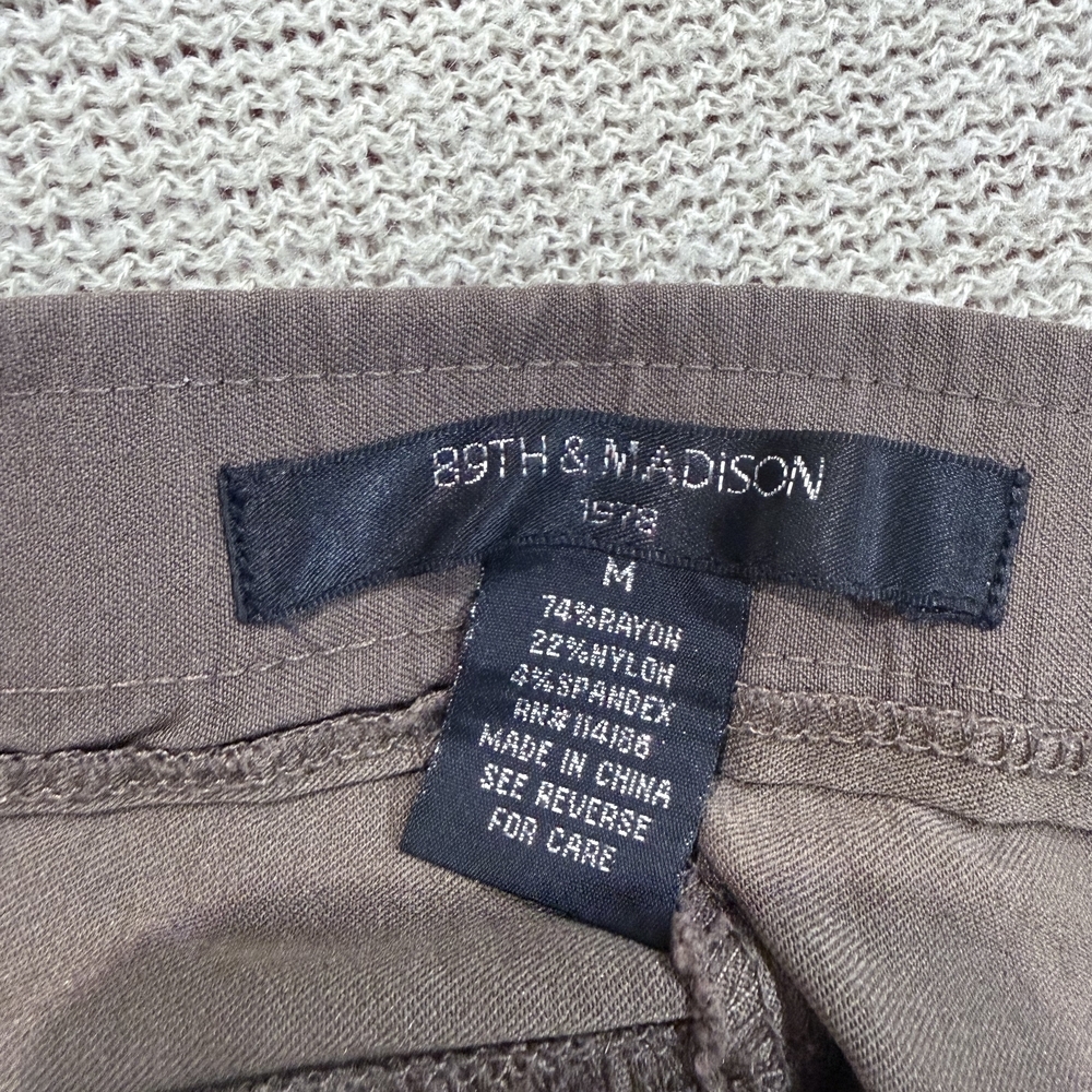 89th & Madison Brown Pants - Picture 2 of 5